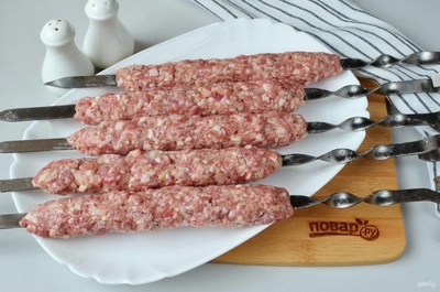 КУРИНЫЙ ЛЮЛЯ КЕБАБ (ФАРШ)
