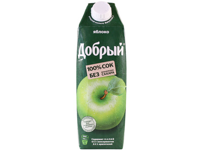 Сок «Добрый» с яблоком 1 л