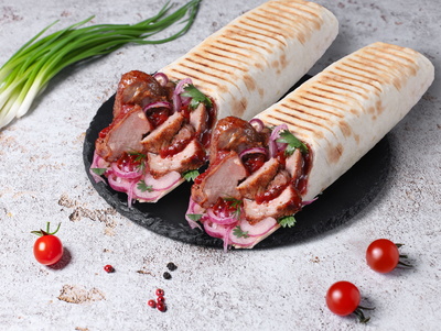 шашлык в лаваше (новинка)